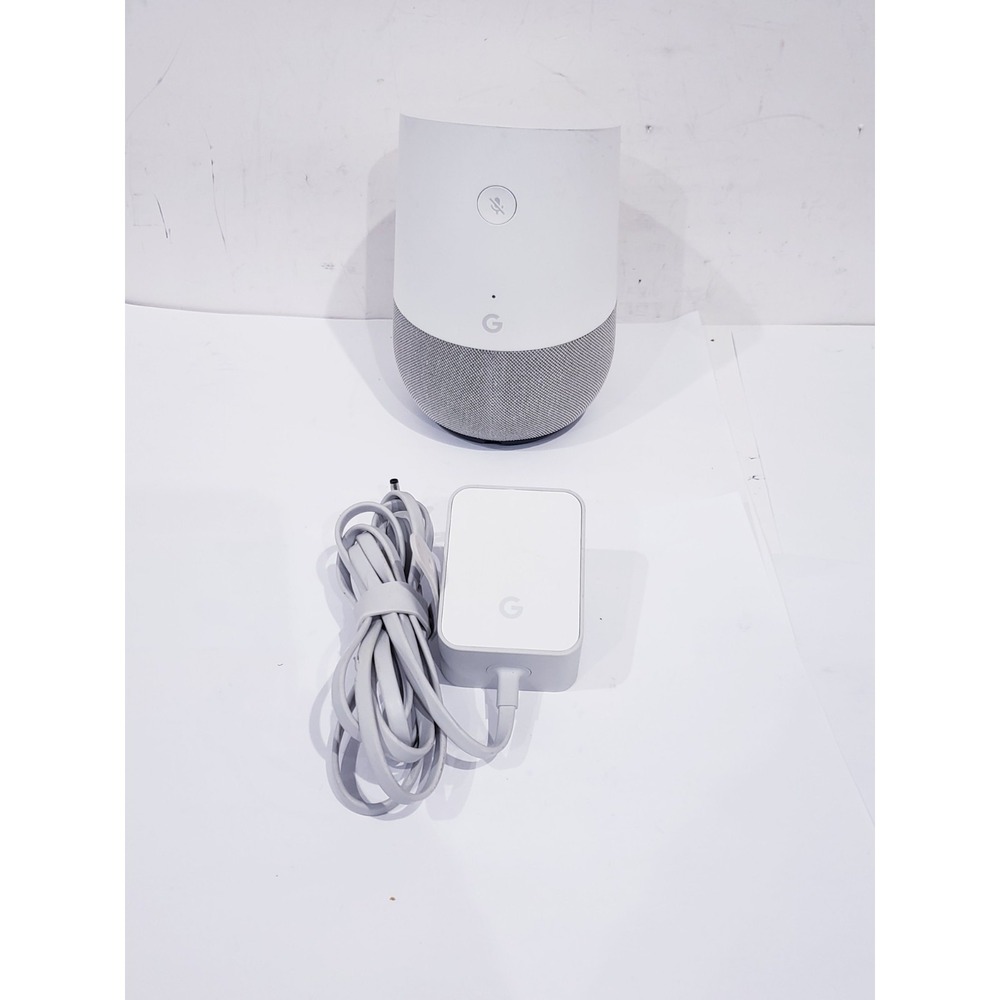 Google Home Smart Speaker Voice Assistant Chalk White Model HOME